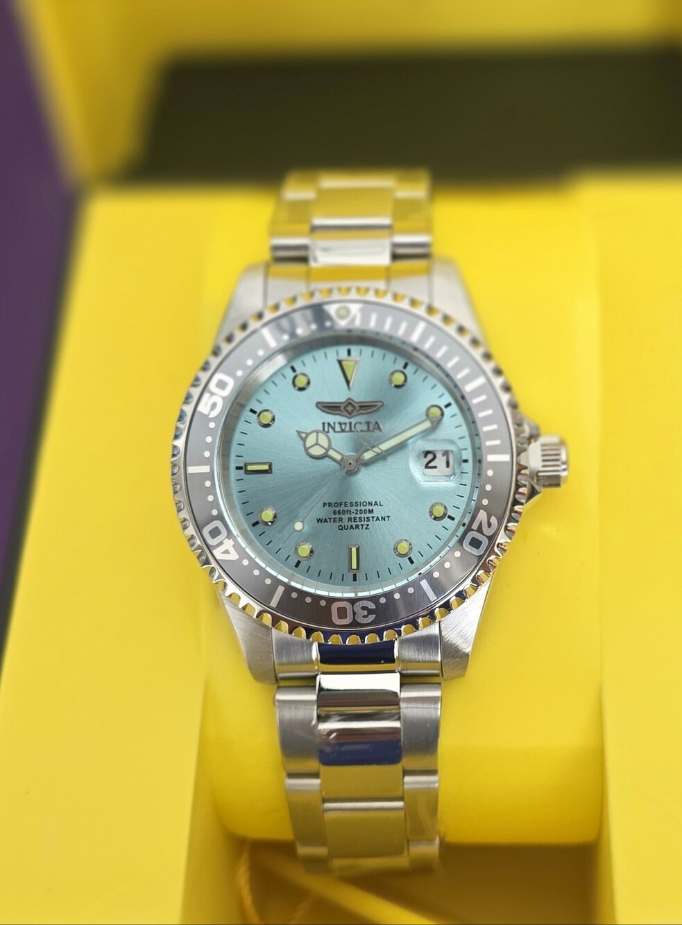 298. Invicta Pro Diver Anchoris Men's Watch - 37.5mm. Steel (48726)